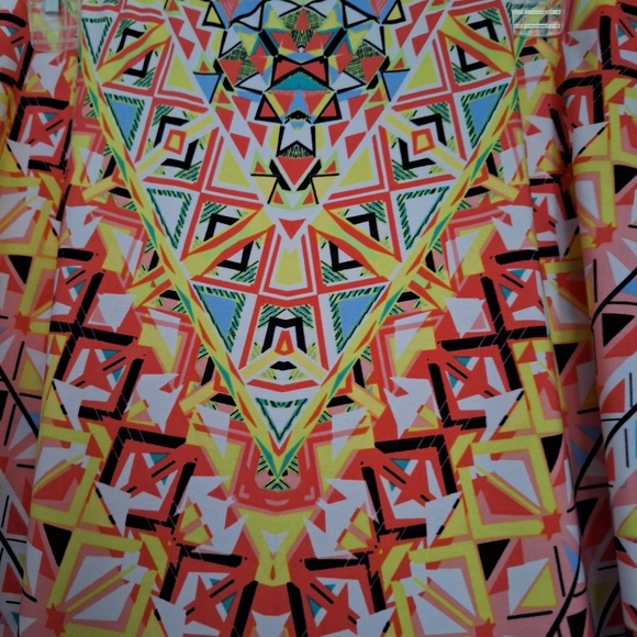 Colorful elastic waist maxi skirt - Picture 3 of 4